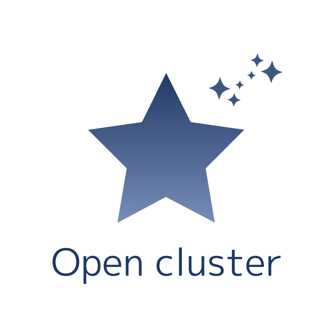Open cluster（オープンクラスター）